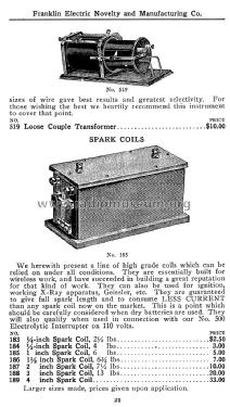 High Grade Electrical Apparatus & Electrical Suppl Catalogue No. 2; Franklin Electric (ID = 1136263) Paper