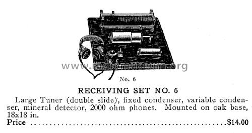 Receiving Set No. 6; Franklin Electric (ID = 1135975) Detektor