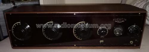 Five-Tube Receiver ; Franklin Radio Corp. (ID = 3105040) Radio