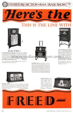 C1 Caswell-Runyan console only; Freed-Eisemann Radio (ID = 1795422) Misc