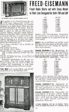 FM-40 ; Freed-Eisemann Radio (ID = 2871670) Radio