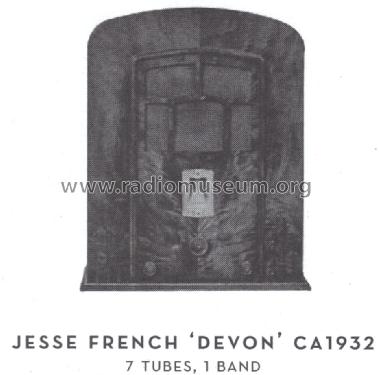 Devon ; French, Jesse Mfg. (ID = 1584284) Radio