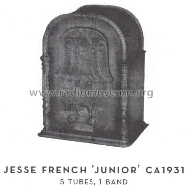 Junior ; French, Jesse Mfg. (ID = 1584286) Radio