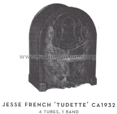 Tudette ; French, Jesse Mfg. (ID = 1584278) Radio