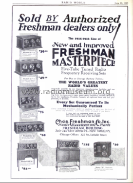 MASTERPIECE 5-F-2; Freshman Co. Inc., (ID = 2501719) Radio