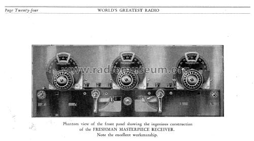 Masterpiece 6-F-11 ; Freshman Co. Inc., (ID = 1552631) Radio