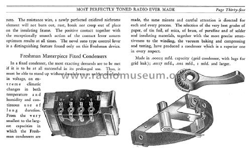 Masterpiece 6-F-3 ; Freshman Co. Inc., (ID = 1553047) Radio