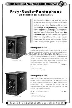 Pantophone 556; Frey-Radio GmbH, (ID = 2694069) Verst/Mix