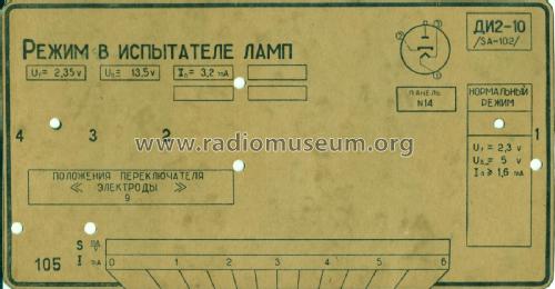 Испытатель радиоламп ИЛ-12 Tube Tester IL-12; Frunze Radio Works, (ID = 2583533) Equipment