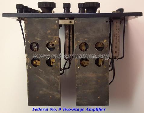 Two-Stage Audio Amplifier No. 9; Federal Radio Corp. (ID = 2001141) Ampl/Mixer