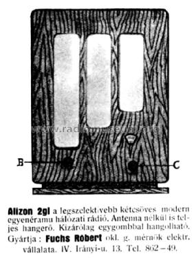 Alizon 2GL; Fuchs, Róbert; (ID = 2484567) Radio