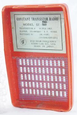 Constant All Transistor 6T-180; Fuji High Frequency (ID = 1425868) Radio