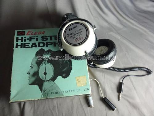 Elega - Hi-Fi Stereo Headphone DR-119C; Fujiki Electric Co. (ID = 1777973) Speaker-P