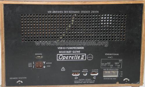 Operette II 8W; Funk- und (ID = 104865) Radio