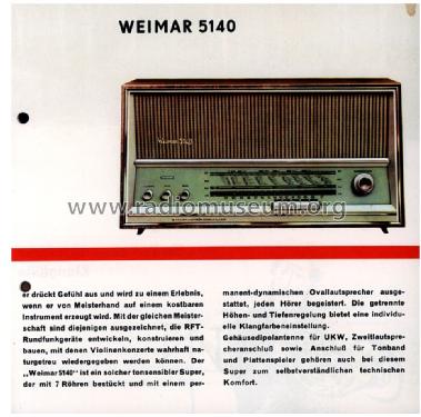 Weimar 5140A; Funk- und (ID = 1372865) Radio