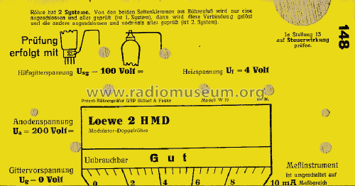 Adapter für Loewe Röhren für RPG W12, W16; Funke, Max, Weida/Th (ID = 1421965) Equipment