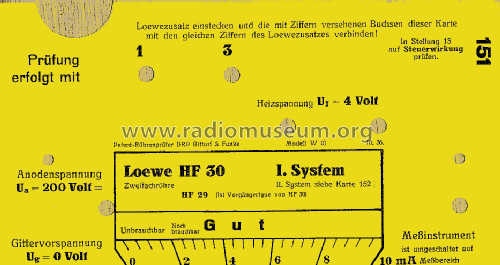 Adapter für Loewe Röhren für RPG W12, W16; Funke, Max, Weida/Th (ID = 1421968) Equipment