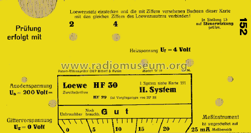 Adapter für Loewe Röhren für RPG W12, W16; Funke, Max, Weida/Th (ID = 1421969) Equipment