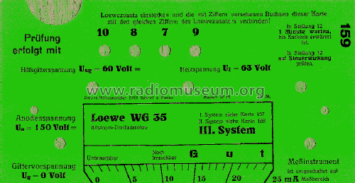 Adapter für Loewe Röhren für RPG W12, W16; Funke, Max, Weida/Th (ID = 1421979) Equipment