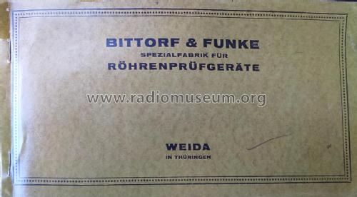 Einheitsprüfgerät Radiomechanik W10; Funke, Max, Weida/Th (ID = 2403735) Equipment