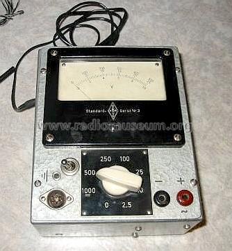 Standard-Röhren-Voltmeter ; Funke, Max, Weida/Th (ID = 324660) Equipment