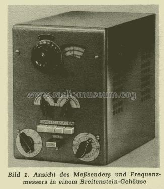 Meßsender - Frequenzmesser ; Funkschau, Franzis- (ID = 1065553) Equipment