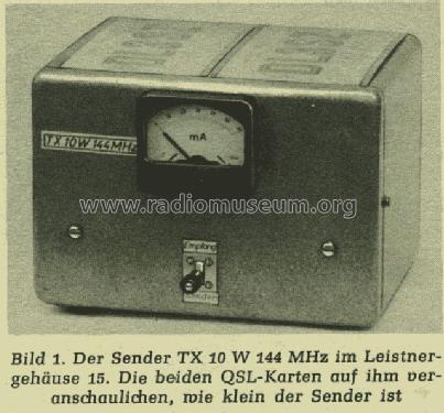 UKW-Kleinsender 2m-Band TX 10 W mit Modulationsverstärker MV 17 ; Funkschau, Franzis- (ID = 1067131) Amateur-T