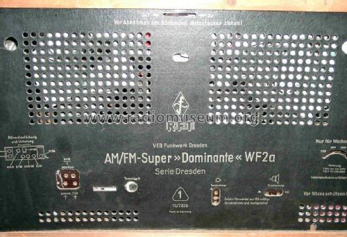 AM/FM-Super Dominante WF2a Typ1132; Funkwerk Dresden, (ID = 172373) Radio