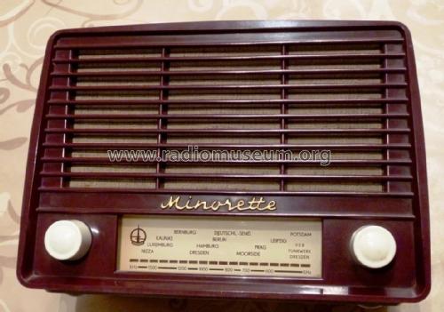 Minorette A201; Funkwerk Dresden, (ID = 1745997) Radio