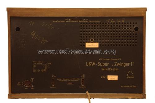 UKW - Super Zwinger 1 / Serie Dresden; Funkwerk Dresden, (ID = 1776543) Radio