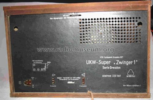 UKW - Super Zwinger 1 / Serie Dresden; Funkwerk Dresden, (ID = 577780) Radio