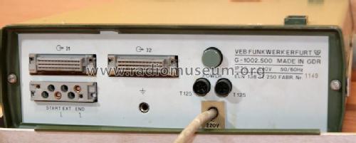 Digitalvoltmeter G-1002.500; Funkwerk Erfurt, VEB (ID = 2230108) Ausrüstung