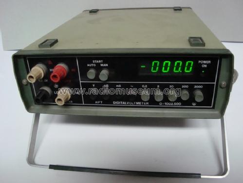 Digitalvoltmeter G-1002.500; Funkwerk Erfurt, VEB (ID = 792944) Equipment