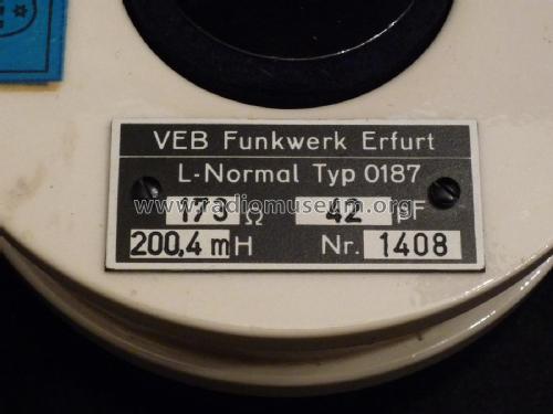 L-Normal für NF 0187; Funkwerk Erfurt, VEB (ID = 2142946) Equipment