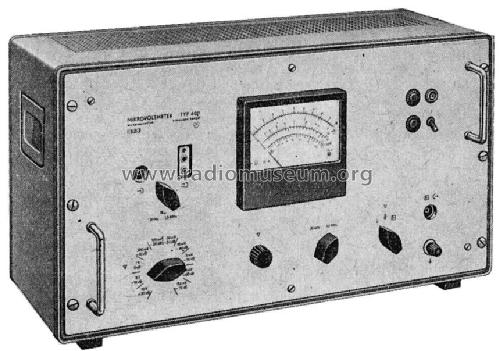 Mikrovoltmeter 4011; Funkwerk Erfurt, VEB (ID = 847803) Equipment