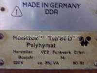 Polyhymat 80D; Funkwerk Erfurt, VEB (ID = 196707) Ton-Bild