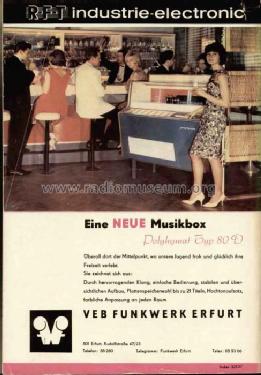 Polyhymat 80D; Funkwerk Erfurt, VEB (ID = 208056) Sonido-V