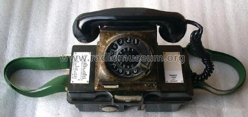 Feldfernsprecher Feldtelefon FF63M 36411000; Funkwerk Kölleda, (ID = 1934356) Militaire