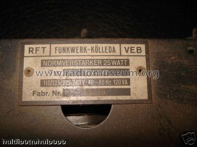 Normverstärker 25W NV4147/2; Funkwerk Kölleda, (ID = 360947) Ampl/Mixer