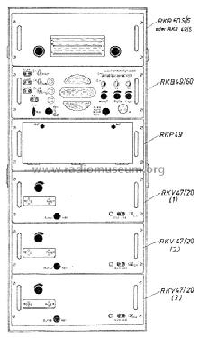 Verstärker-Anlage RK49/60; Funkwerk Kölleda, (ID = 409264) Ampl/Mixer