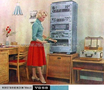 Verstärkerzentrale VG 58; Funkwerk Kölleda, (ID = 1687033) Ampl/Mixer