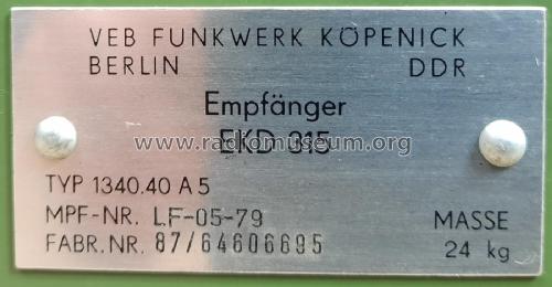 EKD315; Funkwerk Köpenick, (ID = 2890924) Commercial Re