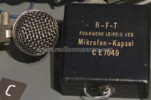 Kondensatormikrofonkapsel CE7049; Funkwerk Leipzig, (ID = 1338240) Mikrofon/TA