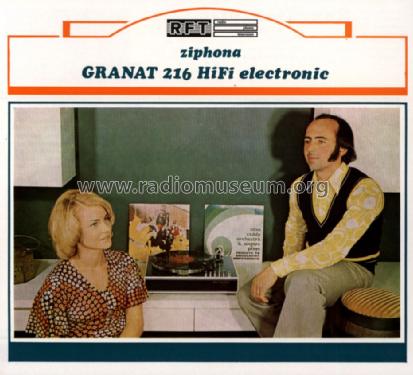 Granat 216 HiFi electronic; Funkwerk Zittau, VEB (ID = 1363371) Reg-Riprod