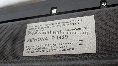 Mini Stereo Turntable 2 x 4 P1929; Funkwerk Zittau, VEB (ID = 1495069) R-Player