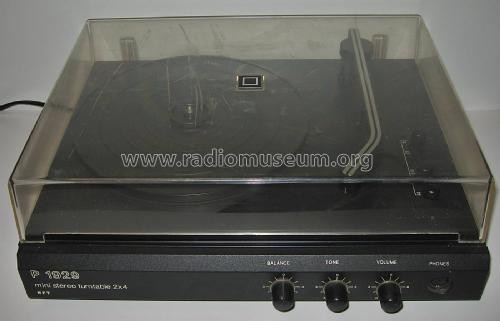 Mini Stereo Turntable 2 x 4 P1929; Funkwerk Zittau, VEB (ID = 2308364) R-Player