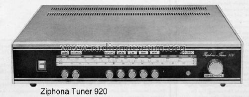 Tuner 920; Funkwerk Zittau, VEB (ID = 126760) Radio