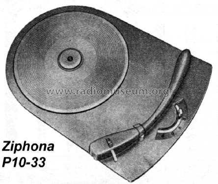 Ziphona P10-33; Funkwerk Zittau, VEB (ID = 606178) Ton-Bild