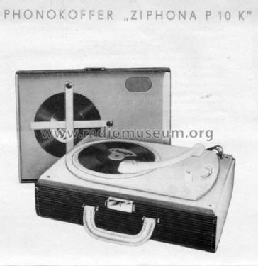 Ziphona P10K ; Funkwerk Zittau, VEB (ID = 136546) R-Player