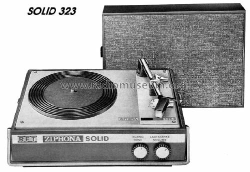 Ziphona Solid 323; Funkwerk Zittau, VEB (ID = 361434) Sonido-V